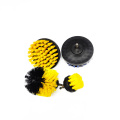 Medium duty drill cleaning brush set